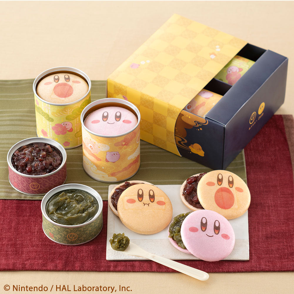 カービィのまんまる手づくり最中　２缶入（小倉・抹茶）