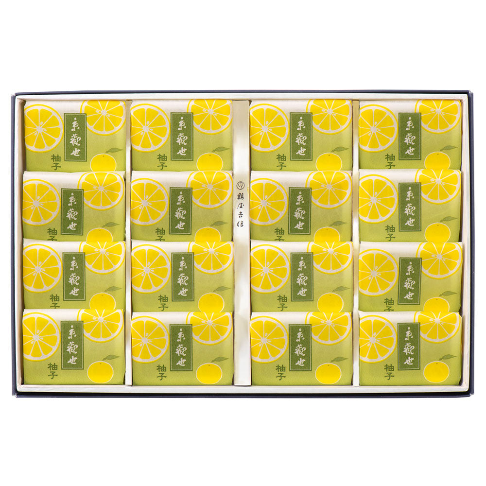 京観世 柚子 16個入｜季節の詰合せ｜鶴屋吉信公式オンラインショップ