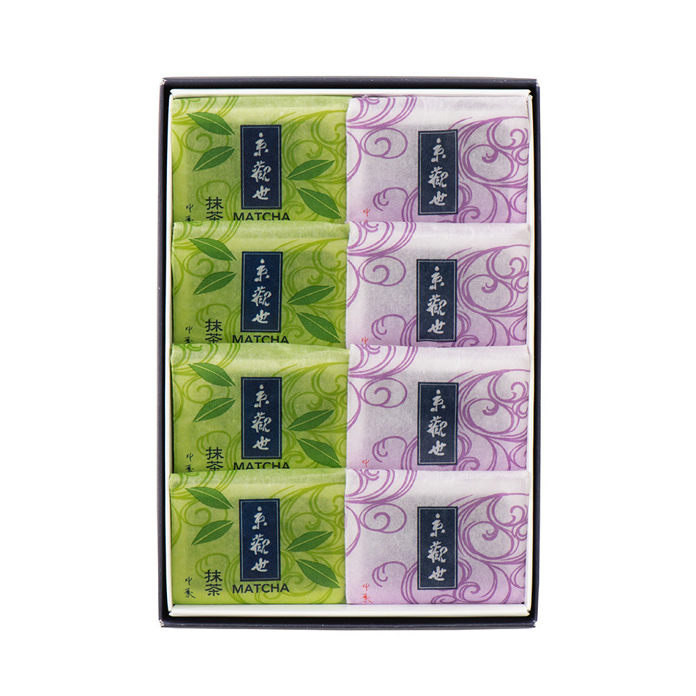 京観世詰合せ〔抹茶〕8個入 ｜季節の和菓子｜鶴屋吉信公式オンライン