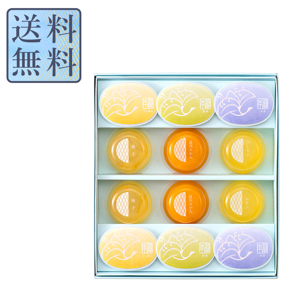 送料無料】本蕨・TSURU涼涼 詰合せ 12個入｜季節の詰合せ｜鶴屋吉信