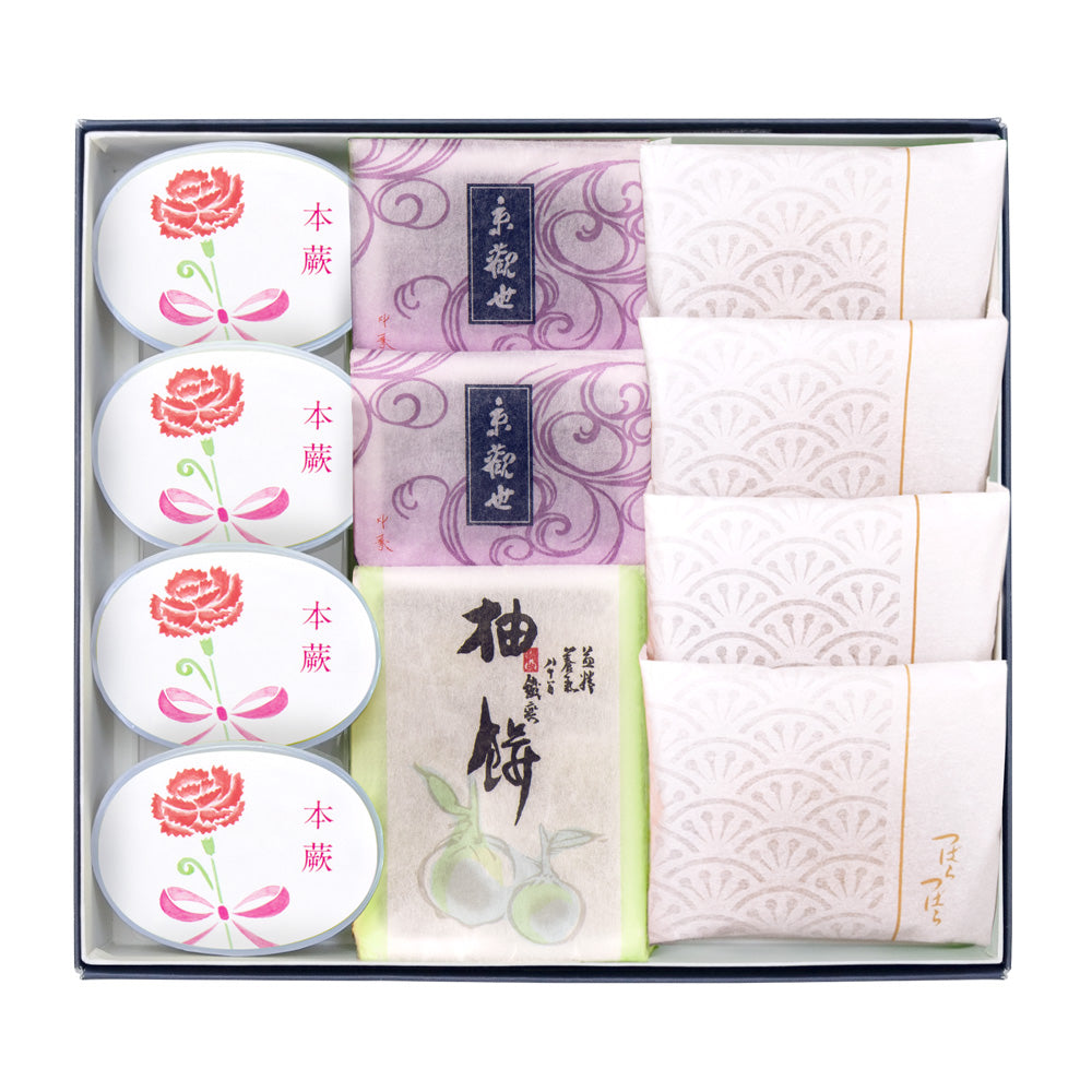 母の日限定】ありがとうを贈る詰合せ「名菓撰 母の日 E」｜鶴屋吉信
