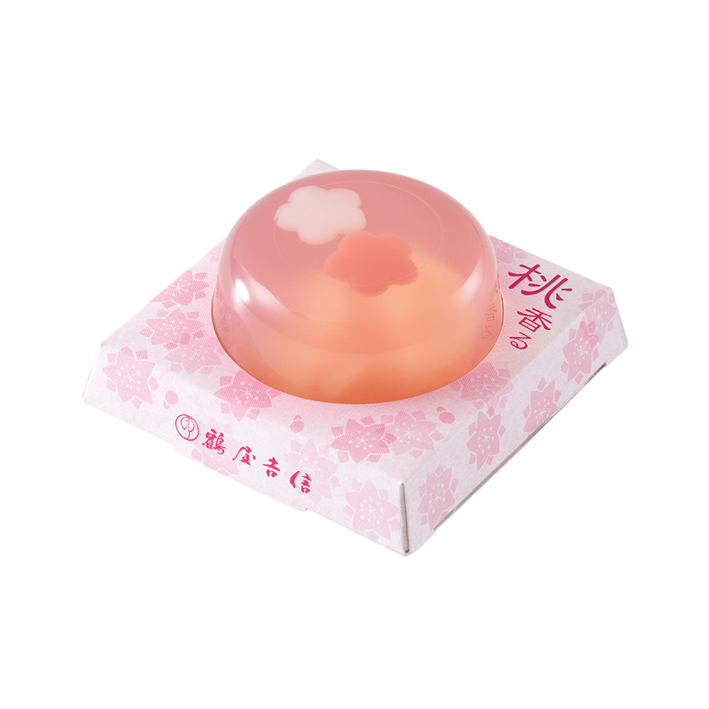 季節の和菓子】雛まつりにおすすめ「桃香る」1個｜鶴屋吉信公式