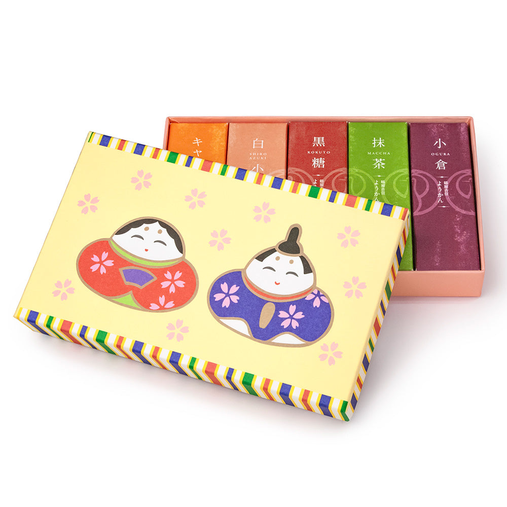 鶴屋吉信ようかん お雛さまBOX 5本入｜季節の詰合せ｜鶴屋吉信公式