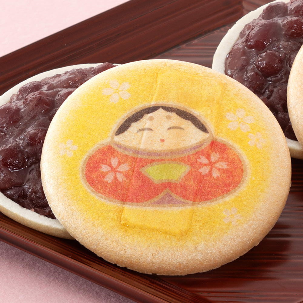 手づくり最中 「雛まつり」(6組入)｜定番の和菓子｜鶴屋吉信公式