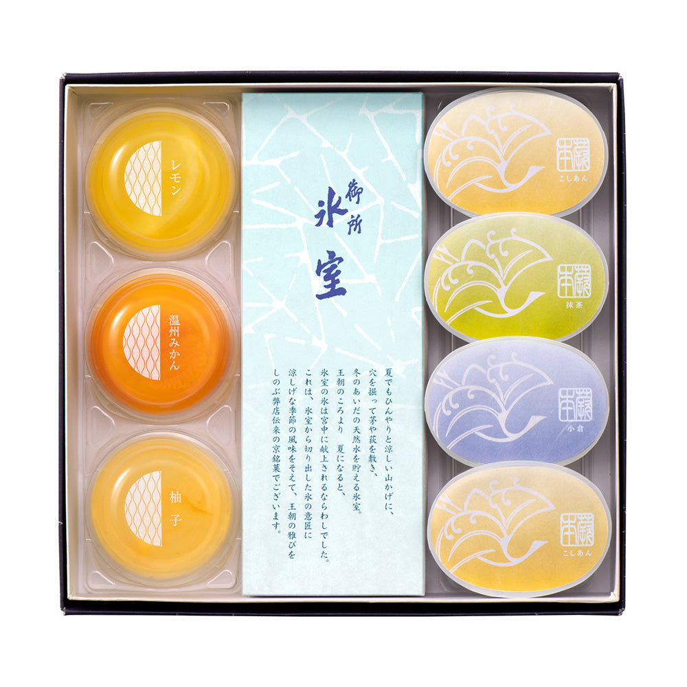 本店/直営店/WEB限定】季節の詰合せ「夏の名菓撰（氷室）」｜鶴屋吉信