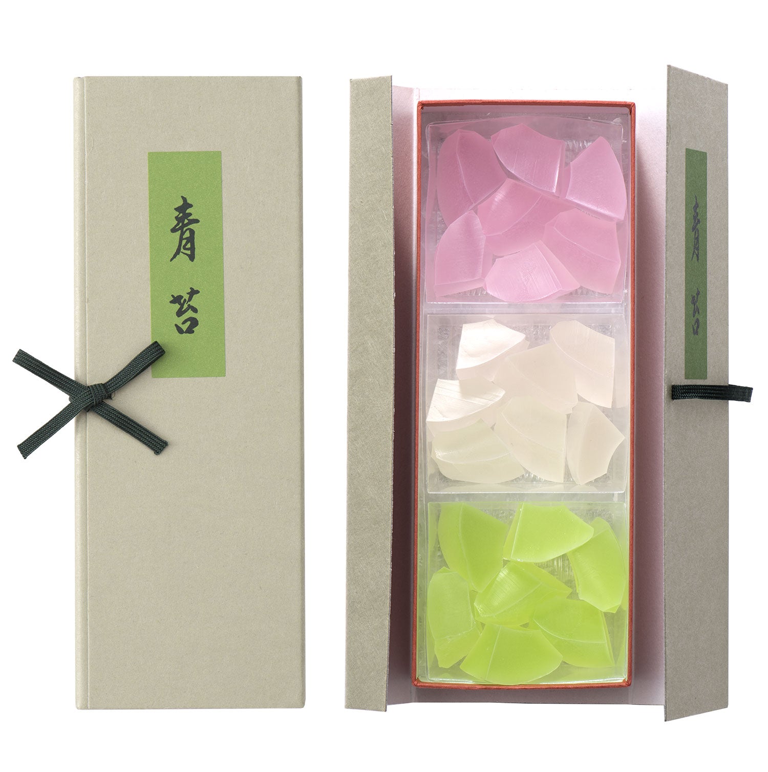 青りんご★特典付【正規品】ソーマ化粧品★琥珀セット 本店限定】琥珀糖「青苔 21個入」｜鶴屋吉信公式オンラインショップ